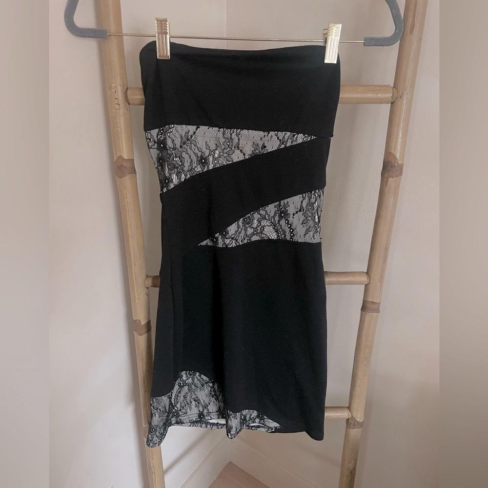 Guess Black lace  Mini Dress